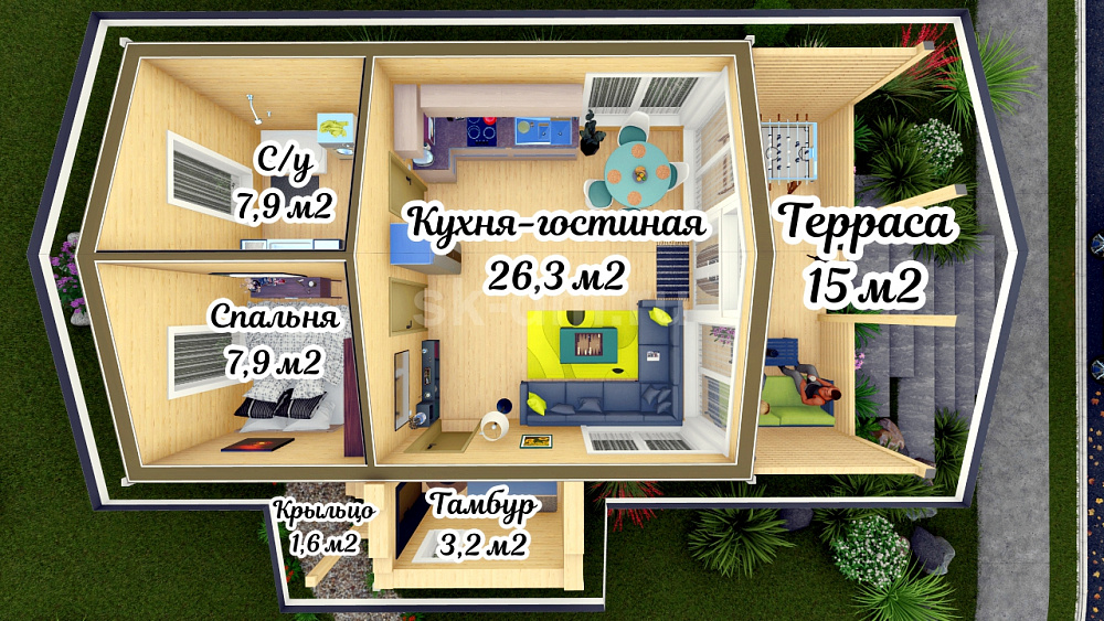 Зевс 2 11х6м