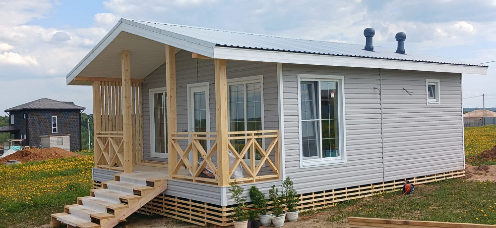 Атлант с террасой 6х8,4 м